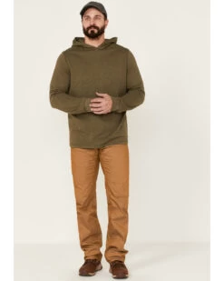 Brothers & Sons Men's Solid Heather Slub Long Sleeve Hooded Sweatshirt -Western Cowboy World 2000359483 341 P2