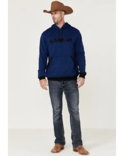 RANK 45 Men's Ranhan Logo Hooded Sweatshirt 9 RANK 45 Men's Ranhan Logo Hooded Sweatshirt -Western Cowboy World 2000359487 400 P3