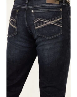 Wrangler 20X Men's Cobalt Dark Wash Stretch Slim Straight Jeans -Western Cowboy World 2000359713 416 P4