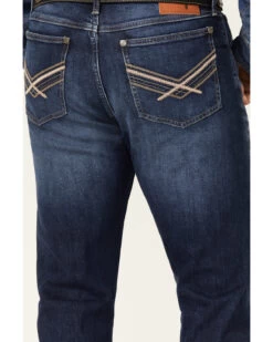 Wrangler 20X Men's Lagoon Dark Wash Vintage Slim Bootcut Jeans -Western Cowboy World 2000359714 416 P4