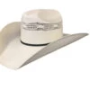 Dallas Hats Men's Natural Cattleman Byplay Band Bangora Straw Western Hat -Western Cowboy World 2000360241 101 P1