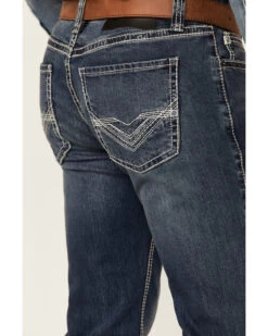 Rock & Roll Denim Men's Medium Vintage Wash Revolver Stretch Slim Straight Jeans 7 Rock & Roll Denim Men's Medium Vintage Wash Revolver Stretch Slim Straight Jeans -Western Cowboy World 2000360314 400 P2