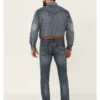 Rock & Roll Denim Men's Hooey Revolver Medium Vintage Stretch Slim Straight Jeans -Western Cowboy World 2000360316 400 P1