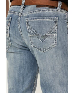 Rock & Roll Denim Men's Double Barrel Reflex Stretch Relaxed Bootcut Jeans -Western Cowboy World 2000360317 400 P2