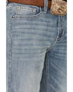 Rock & Roll Denim Men's Double Barrel Reflex Stretch Relaxed Bootcut Jeans -Western Cowboy World 2000360317 400 P4
