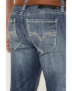 Rock & Roll Denim Men's Pistol Regular Bootcut Jeans -Western Cowboy World 2000360318 400 P2