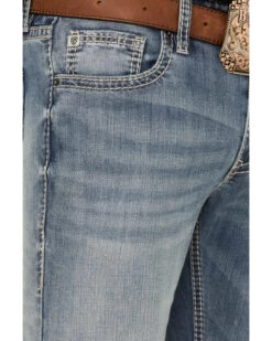 Rock & Roll Denim Men's Rifle Stretch Regular Skinny Jeans 9 Rock & Roll Denim Men's Rifle Stretch Regular Skinny Jeans -Western Cowboy World 2000360319 400 P4