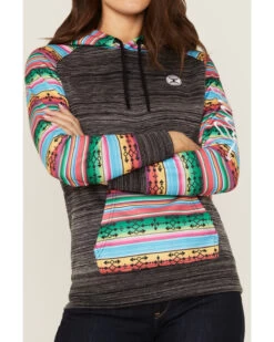 Hooey Women's Saldo Southwestern Space Dye Hoodie -Western Cowboy World 2000360946 022 P3