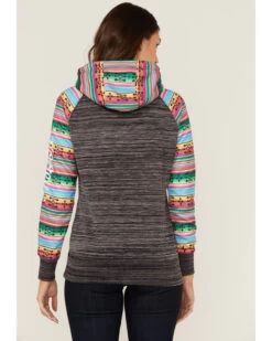 Hooey Women's Saldo Southwestern Space Dye Hoodie -Western Cowboy World 2000360946 022 P4