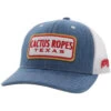 Hooey Kids' Denim Cactus Ropes Patch Mesh Back Trucker Cap