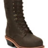 Chippewa Men's Thunderstruck 10" Waterproof Insulated Logger Work Boot - Soft Toe -Western Cowboy World 2000362667 200 P1