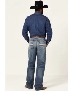 Cinch Men's Grant Medium Stonewash Broken Twill Performance Stretch Relaxed Bootcut Jeans 8 Cinch Men's Grant Medium Stonewash Broken Twill Performance Stretch Relaxed Bootcut Jeans -Western Cowboy World 2000362748 402 P3
