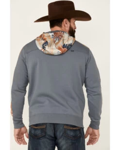 Hooey Men's Palm Tree Print Sleeve Hooded Sweatshirt 9 Hooey Men's Palm Tree Print Sleeve Hooded Sweatshirt -Western Cowboy World 2000363528 400 P4