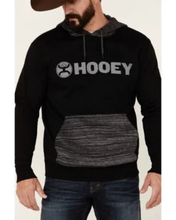 Hooey Men's Lock-Up Logo Graphic Hooded Sweatshirt - Black & Gray -Western Cowboy World 2000363529 001 P3