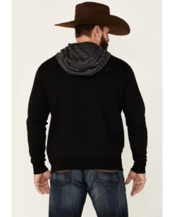 Hooey Men's Lock-Up Logo Graphic Hooded Sweatshirt - Black & Gray -Western Cowboy World 2000363529 001 P4