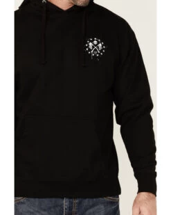 Howitzer Men's American Patriot Sons Of Liberty Graphic Hooded Sweatshirt -Western Cowboy World 2000364410 001 P3