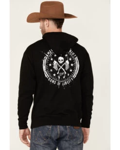 Howitzer Men's American Patriot Sons Of Liberty Graphic Hooded Sweatshirt -Western Cowboy World 2000364410 001 P4