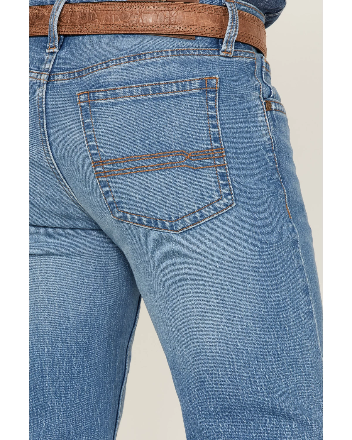 Cody James Men's Yeehaw Light Wash Stackable Straight Jeans 6 Cody James Men's Yeehaw Light Wash Stackable Straight Jeans - Image 4