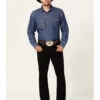 Cody James Men's Night Rider Black Wash Stretch Slim Bootcut Jeans -Western Cowboy World 2000364871 001 P1
