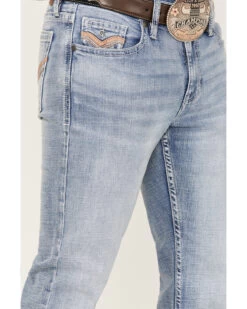 Cody James Men's Fandango Light Medium Wash Stretch Slim Straight Jeans -Western Cowboy World 2000364919 413 P2