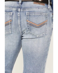 Cody James Men's Fandango Light Medium Wash Stretch Slim Straight Jeans -Western Cowboy World 2000364919 413 P4