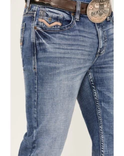 Cody James Men's Dice House Medium Wash Stretch Stackable Straight Jeans 7 Cody James Men's Dice House Medium Wash Stretch Stackable Straight Jeans -Western Cowboy World 2000364920 414 P2