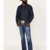 Rock 47 By Wrangler Men's Baltic Light Medium Wash Stretch Slim Bootcut Jeans -Western Cowboy World 2000365079 413 P1