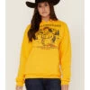 Paramount Network's Yellowstone Women's Yellowstone Lone Cowboy Mustard Graphic Hoodie -Western Cowboy World 2000365391 702 P1