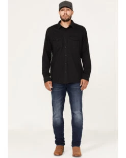 Brothers & Sons Men's Highline Trail Medium Dark Wash Stretch Slim Straight Jeans