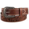 Cody James Men's Tooled With Basketweave Billets Western Belt -Western Cowboy World 2000365640 280 P1