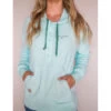Kimes Ranch Women's Pique Sunrise Logo Hooded Pullover 2 Kimes Ranch Women's Pique Sunrise Logo Hooded Pullover -Western Cowboy World 2000365892 330 P1