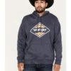 Wrangler Men's Southwestern Logo Graphic Hooded Sweatshirt 1 Wrangler Men's Southwestern Logo Graphic Hooded Sweatshirt -Western Cowboy World 2000366029 410 P1