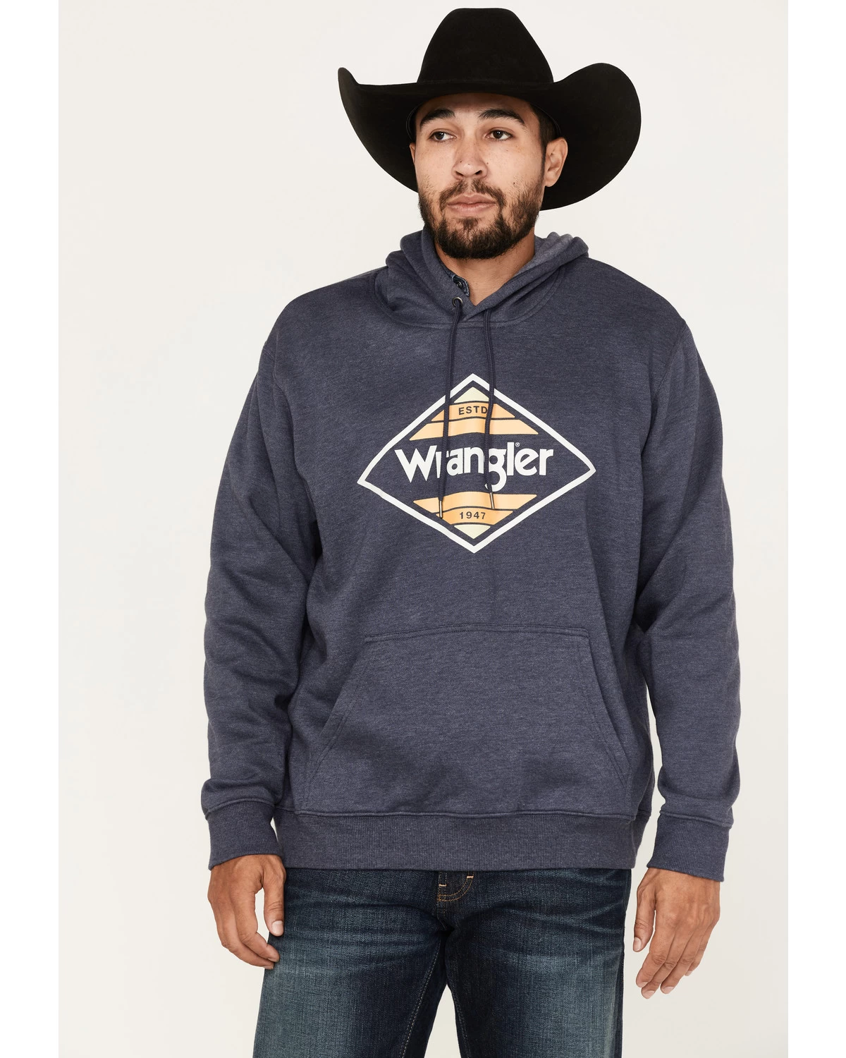 Wrangler Men's Southwestern Logo Graphic Hooded Sweatshirt 3 Wrangler Men's Southwestern Logo Graphic Hooded Sweatshirt