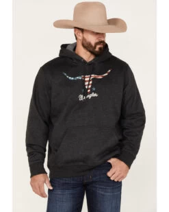 Wrangler Men's Longhorn Graphic Hooded Sweatshirt