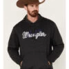 Wrangler Men's Rope Logo Graphic Hooded Sweatshirt -Western Cowboy World 2000366047 022 P1
