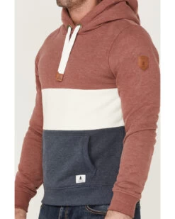 Wanakome Men's Rivera Colorblock Hooded Pullover Sweatshirt -Western Cowboy World 2000366255 942 P3