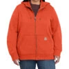 Carhartt Women's Earthan Clay Midweight Zip-Front Hooded Work Jacket - Plus -Western Cowboy World 2000367075 220 P1