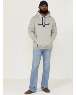 Kimes Ranch Men's TTL Heather Gray Logo Embroidered Hooded Sweatshirt -Western Cowboy World 2000367375 070 P2