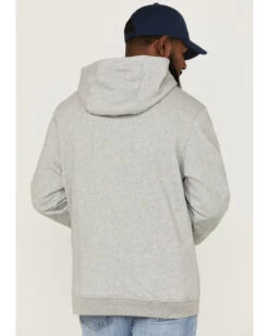Kimes Ranch Men's TTL Heather Gray Logo Embroidered Hooded Sweatshirt -Western Cowboy World 2000367375 070 P4