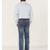 Rock & Roll Denim Men's Hooey Revolver Medium Wash Reflex Stretch Slim Straight Jeans -Western Cowboy World 2000367639 203 P1
