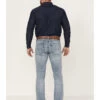 Rock & Roll Denim Men's Hooey Light Vintage Wash Revolver Stretch Slim Straight Jeans -Western Cowboy World 2000367640 205 P1