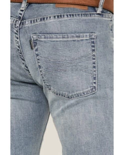 Rock & Roll Denim Men's Hooey Light Vintage Wash Revolver Stretch Slim Straight Jeans -Western Cowboy World 2000367640 205 P2