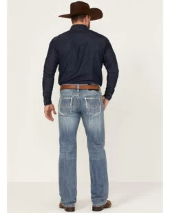 Rock & Roll Denim Men's Pistol Light Wash Regular Straight Jeans