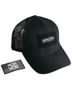 Howitzer Men's Circle Logo Flag Patch Mesh Back Trucker Cap -Western Cowboy World 2000367706 001 P4