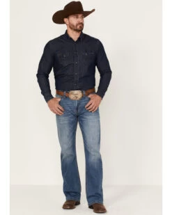 Rock & Roll Men's Vintage Medium Double Revolver Reflex Stretch Relaxed Bootcut Jeans -Western Cowboy World 2000368869 414 P3