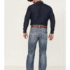 Rock & Roll Denim Men's Double Barrel Medium Wash Relaxed Straight Jeans -Western Cowboy World 2000368870 414 P1