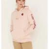 Carhartt Women's Relaxed Fit Midweight Logo Graphic Hoodie -Western Cowboy World 2000369260 662 P1
