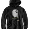 Carhartt Men's Rain Defender® Loose Fit Midweight Logo Graphic Hooded Sweatshirt - Big & Tall 1 Carhartt Men's Rain Defender® Loose Fit Midweight Logo Graphic Hooded Sweatshirt - Big & Tall -Western Cowboy World 2000369830 001 P1