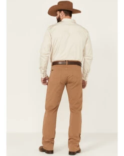 Ariat Men's M5 Boone Khaki Wash 4-Way Stretch Straight Leg Jeans -Western Cowboy World 2000370995 280 P3