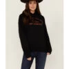 Goodie Two Sleeves Women's Don't Be All Hat & No Cowboy Black Graphic Hoodie 1 Goodie Two Sleeves Women's Don't Be All Hat & No Cowboy Black Graphic Hoodie -Western Cowboy World 2000371377 001 P1